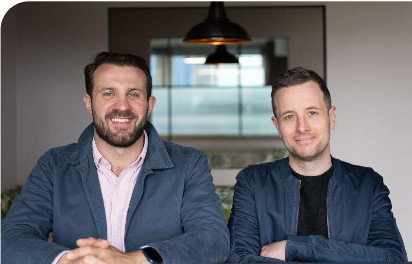 of the founders of tranch CTO Beau Allison and CEO Philip Kelvin